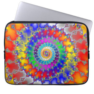 Psychedelic Fractal Laptop Sleeve