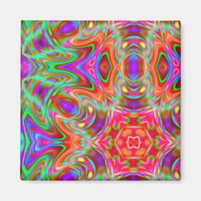 psychedelic fractal magnet (Front)