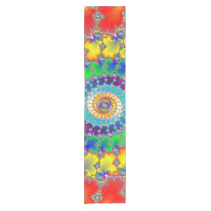 Psychedelic Fractal Short Table Runner