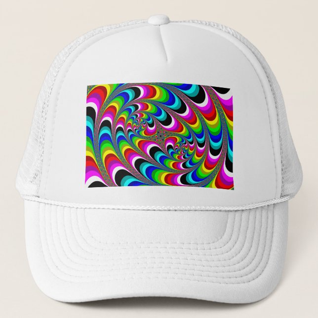 Psychedelic - Fractal Trucker Hat (Front)