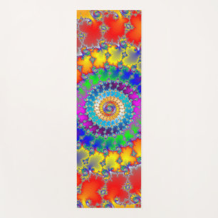 Psychedelic Fractal Yoga Mat