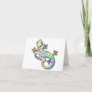 Psychedelic Gecko notecards