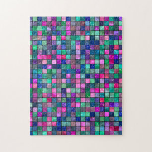 Psychedelic Glass Tile Puzzle