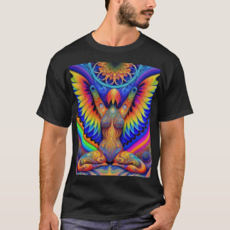 Psychedelic Goddess Colorful T-Shirt