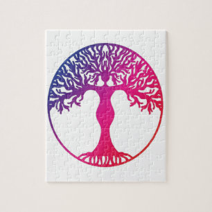 Psychedelic Goddess Jigsaw Puzzle