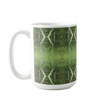 Psychedelic Grass Green Mug