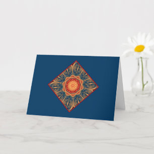 Psychedelic Greeting Card Blank Inside