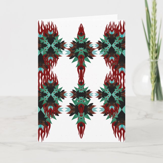 PSYCHEDELIC GREETINGS HOLIDAY CARD (Front)