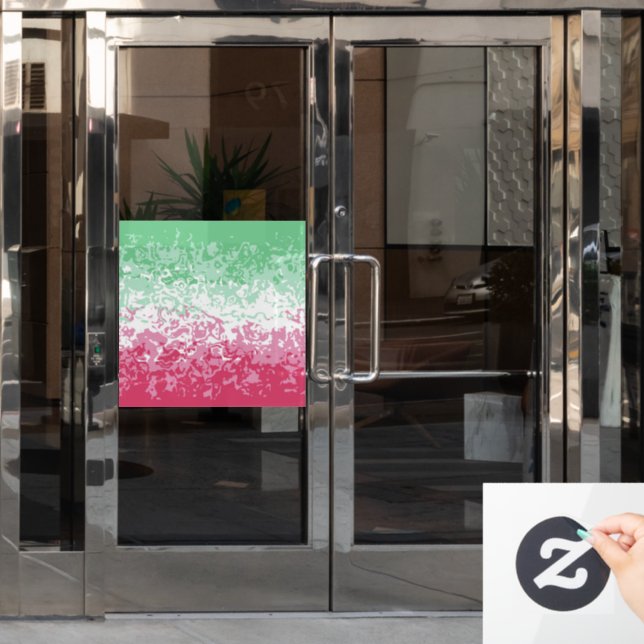Psychedelic Groovy Abstract Abrosexual Pride Flag (Office Door)