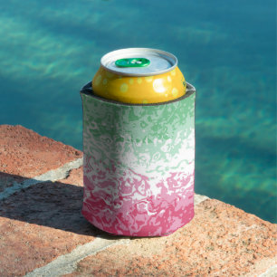 Psychedelic Groovy Abstract Abrosexual Pride Flag Can Cooler