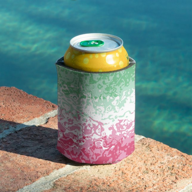 Psychedelic Groovy Abstract Abrosexual Pride Flag Can Cooler (In Situ Pool)