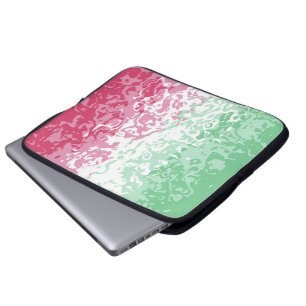 Psychedelic Groovy Abstract Abrosexual Pride Flag Laptop Sleeve