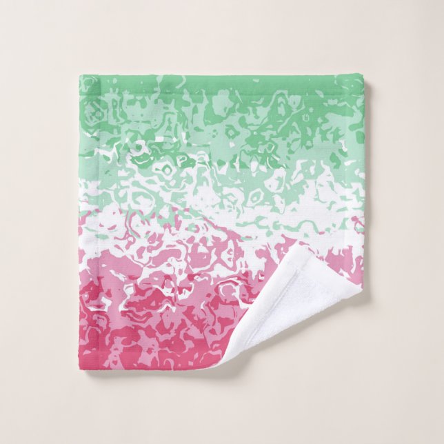 Psychedelic Groovy Abstract Abrosexual Pride Flag Wash Cloth (Wash Cloth)