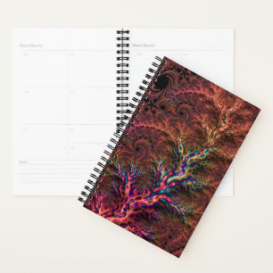 Psychedelic Groovy Trippy Funky Colourful Fractal Planner