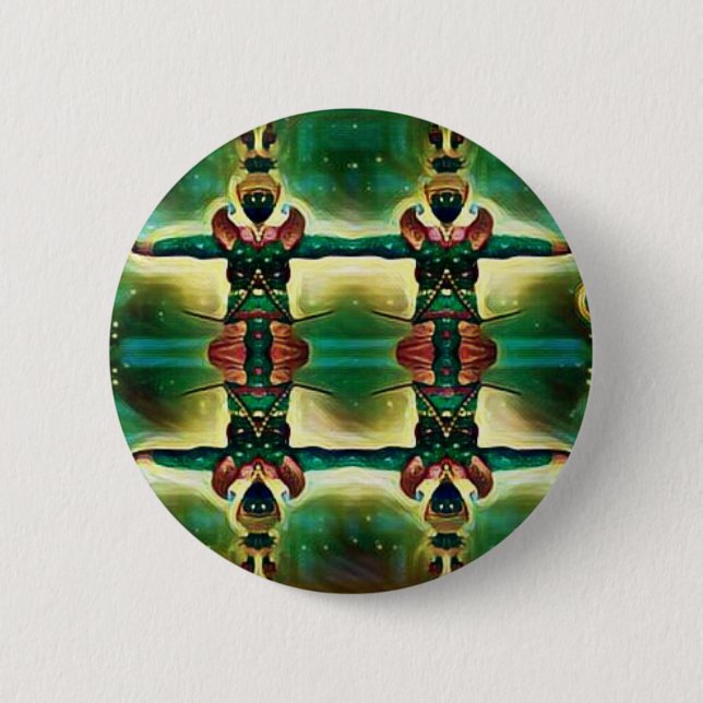 Psychedelic Guard 6 Cm Round Badge (Front)
