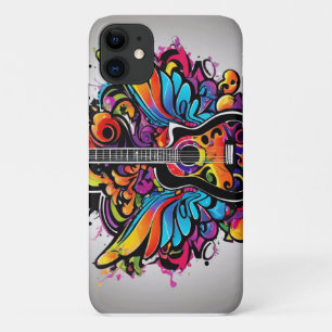 Psychedelic Guitar Case-Mate iPhone Case