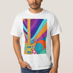 'Psychedelic guitar' t-shirt