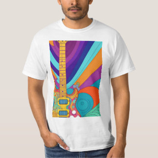 'Psychedelic guitar' t-shirt
