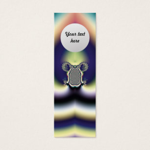 Psychedelic Heart Custom Bookmark