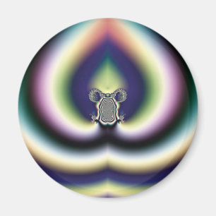 Psychedelic Heart Magnet