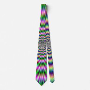 Psychedelic Hexagon Tie