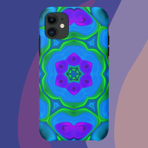 Psychedelic Hippie Flower Rainbow Case-Mate iPhone Case