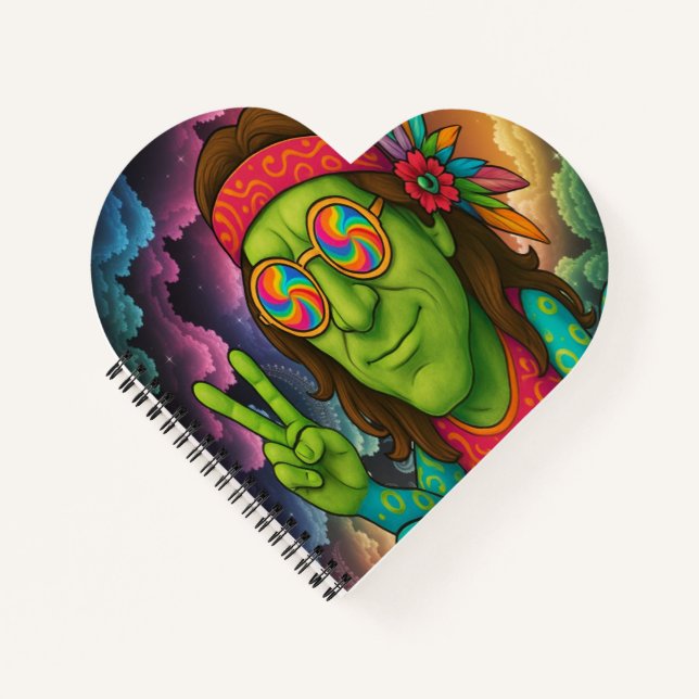 Psychedelic Hippie Notebook (Front)