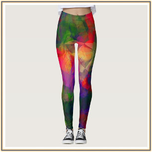 Psychedelic Hippie Pattern Leggings