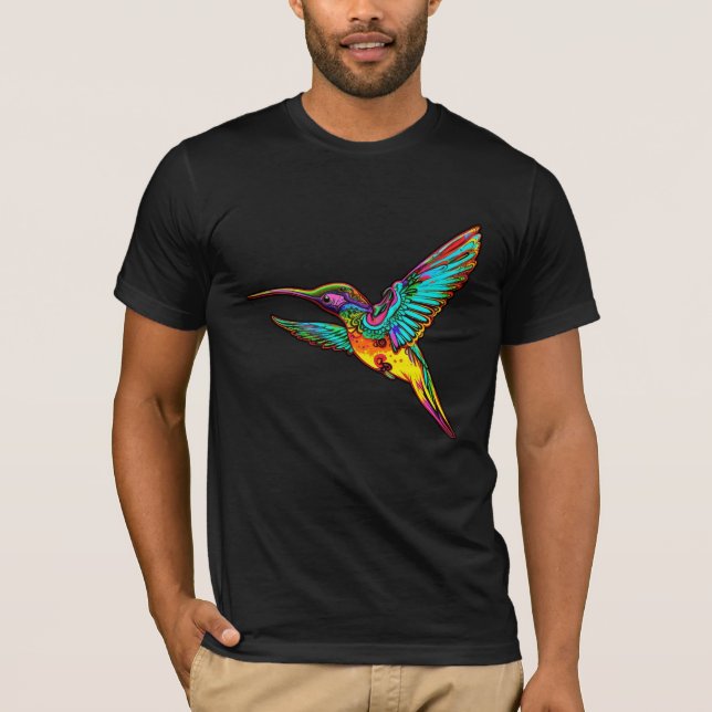 Psychedelic Humminbird T-Shirt (Front)