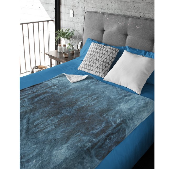 Psychedelic Ice pattern  Fleece Blanket (Creator Uploaded)