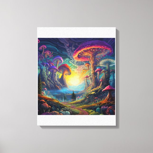 Psychedelic Illustration  Canvas Print (Front)