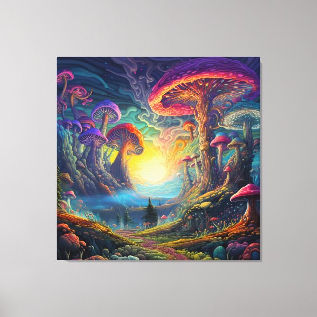 Psychedelic Illustration  Canvas Print (Front)