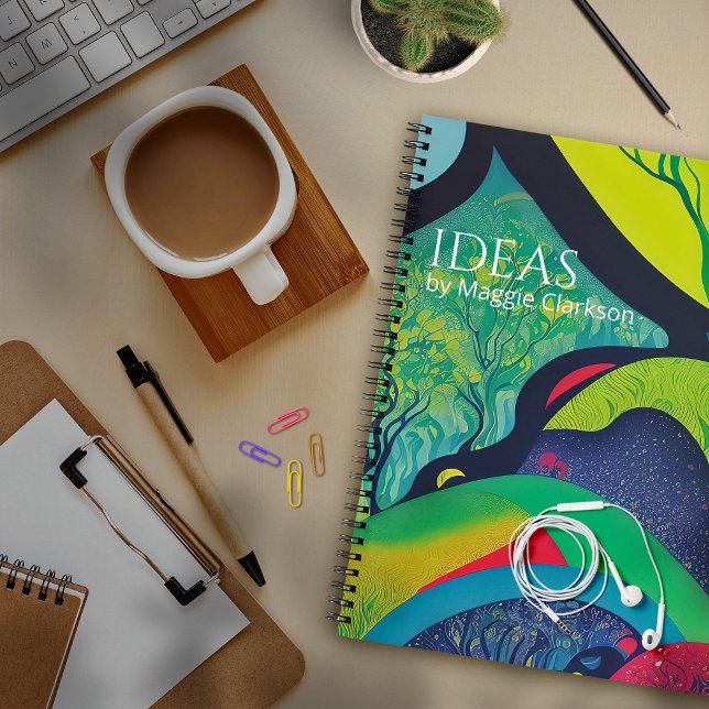 Psychedelic Jungle Fantasy Notebook (Creator Uploaded)