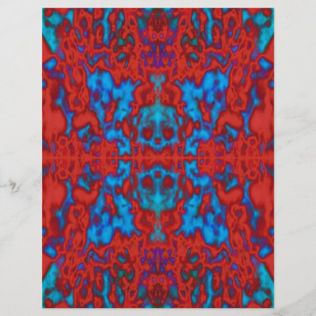 Psychedelic kaleidoscope pattern (Front)