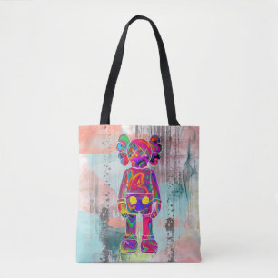 Psychedelic Kaw Tote Bag