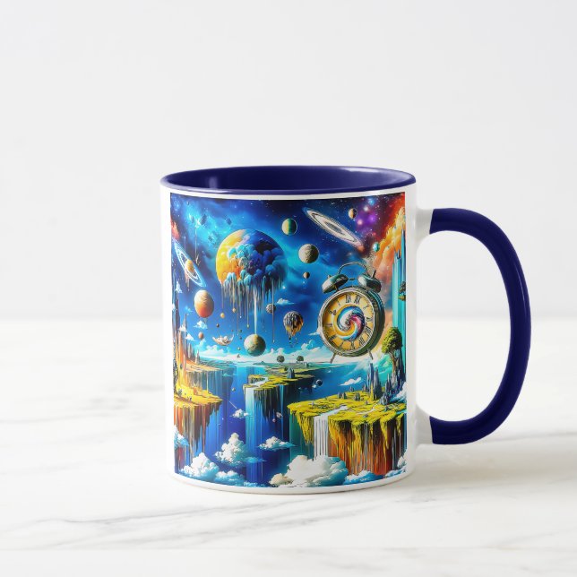 Psychedelic landscape mug (Right)