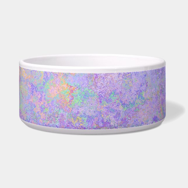 Psychedelic Lavender Purple Neon Pastel Abstract (Front)