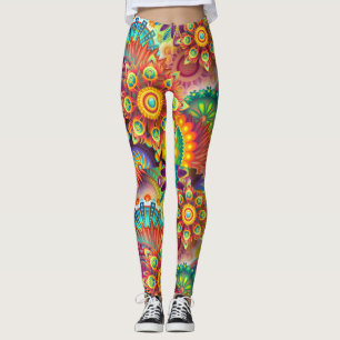 Psychedelic Love Colour Burst Leggings