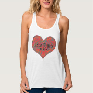 Psychedelic Love- Red Cinder Tunic Tank Top