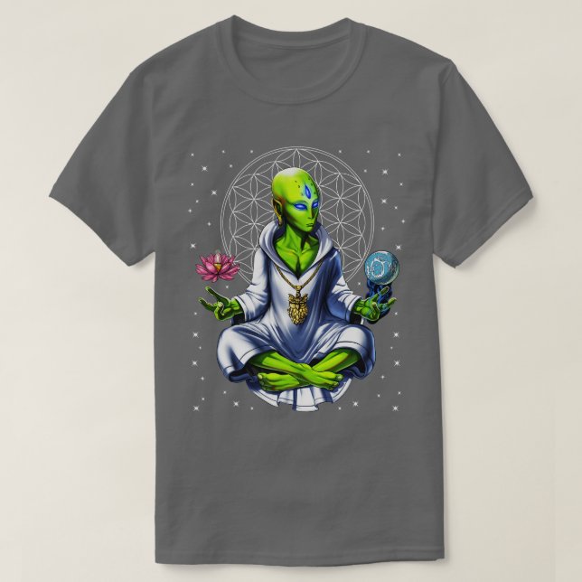 Psychedelic  Meditation T-Shirt (Design Front)
