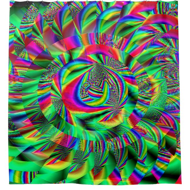 Psychedelic Memories..... Shower Curtain (Front)