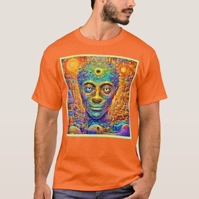 Psychedelic Mind Art T-Shirt (Front)