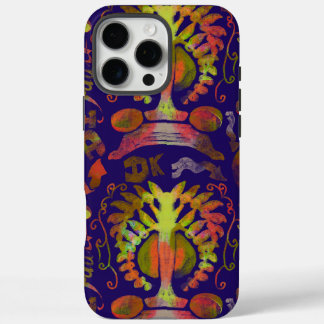 Psychedelic Mirror Symmetry Abstract Art iPhone 16 Pro Max Case