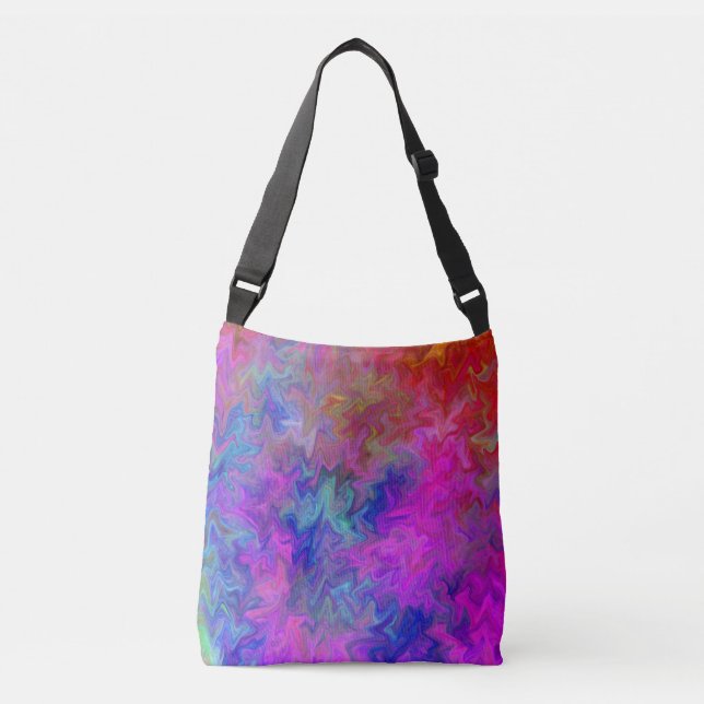 Psychedelic Moments..... Crossbody Bag (Front)