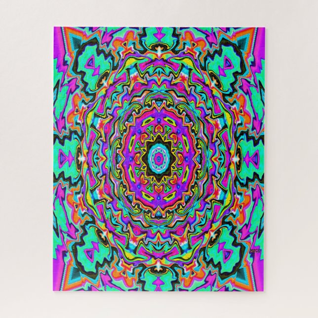 Psychedelic Morning... Jigsaw Puzzle (Vertical)