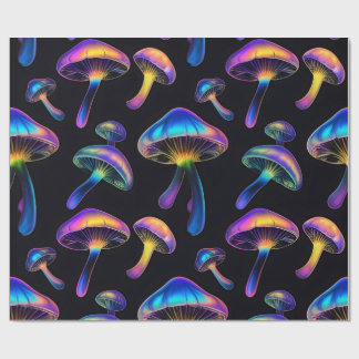 Psychedelic Mushroom Wrapping Paper