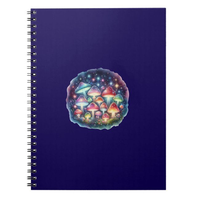 psychedelic mushrooms notebook (Front)