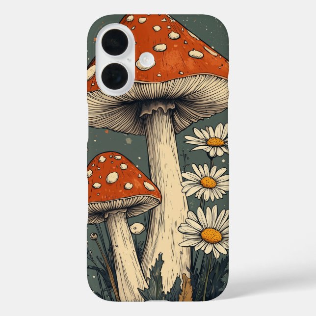 Psychedelic Mushrooms Phone Case (Back)