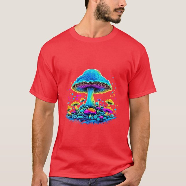 Psychedelic Mushrooms T-Shirt (Front)