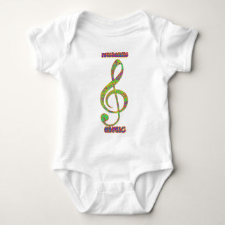 Psychedelic Musicpsychedelic, psychedelia, hippie, Baby Bodysuit